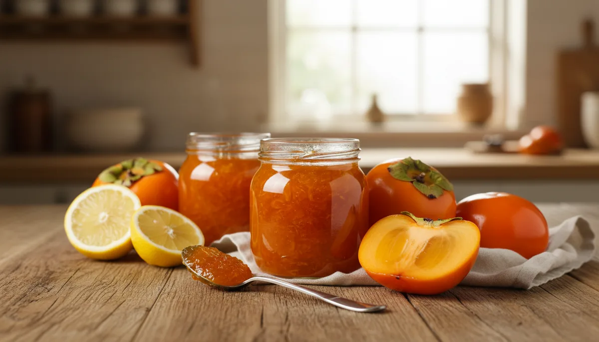 Recette confiture de kaki : dosage, cuisson et variantes maison