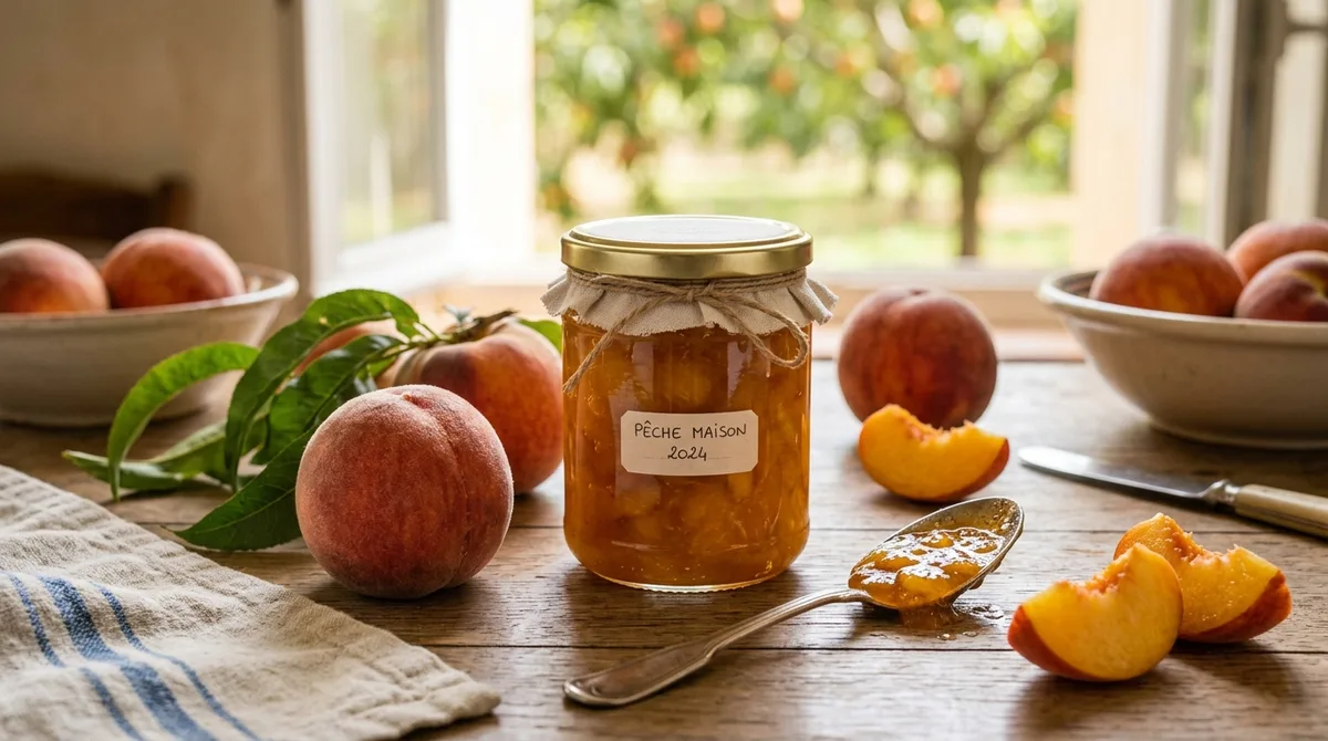 Recette de confiture de pêche maison : méthode classique et variantes