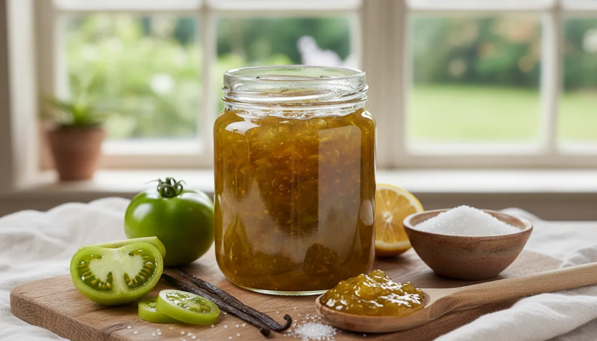 Recette de confiture de tomates vertes : méthode à l'ancienne et variantes