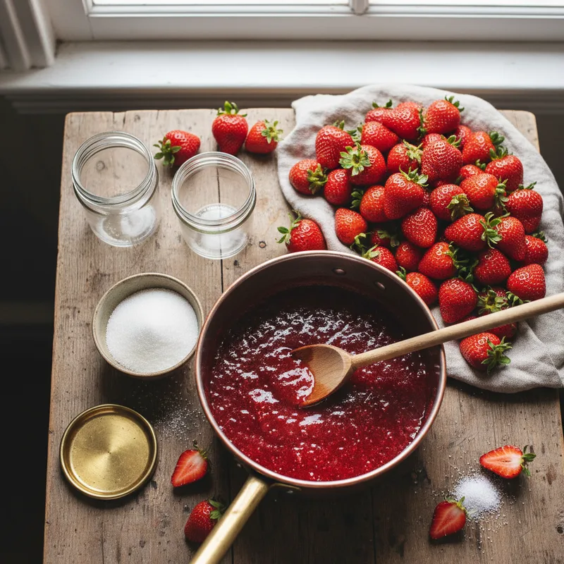 Recette confiture de fraise : dosage, cuisson et astuces de grand-mère